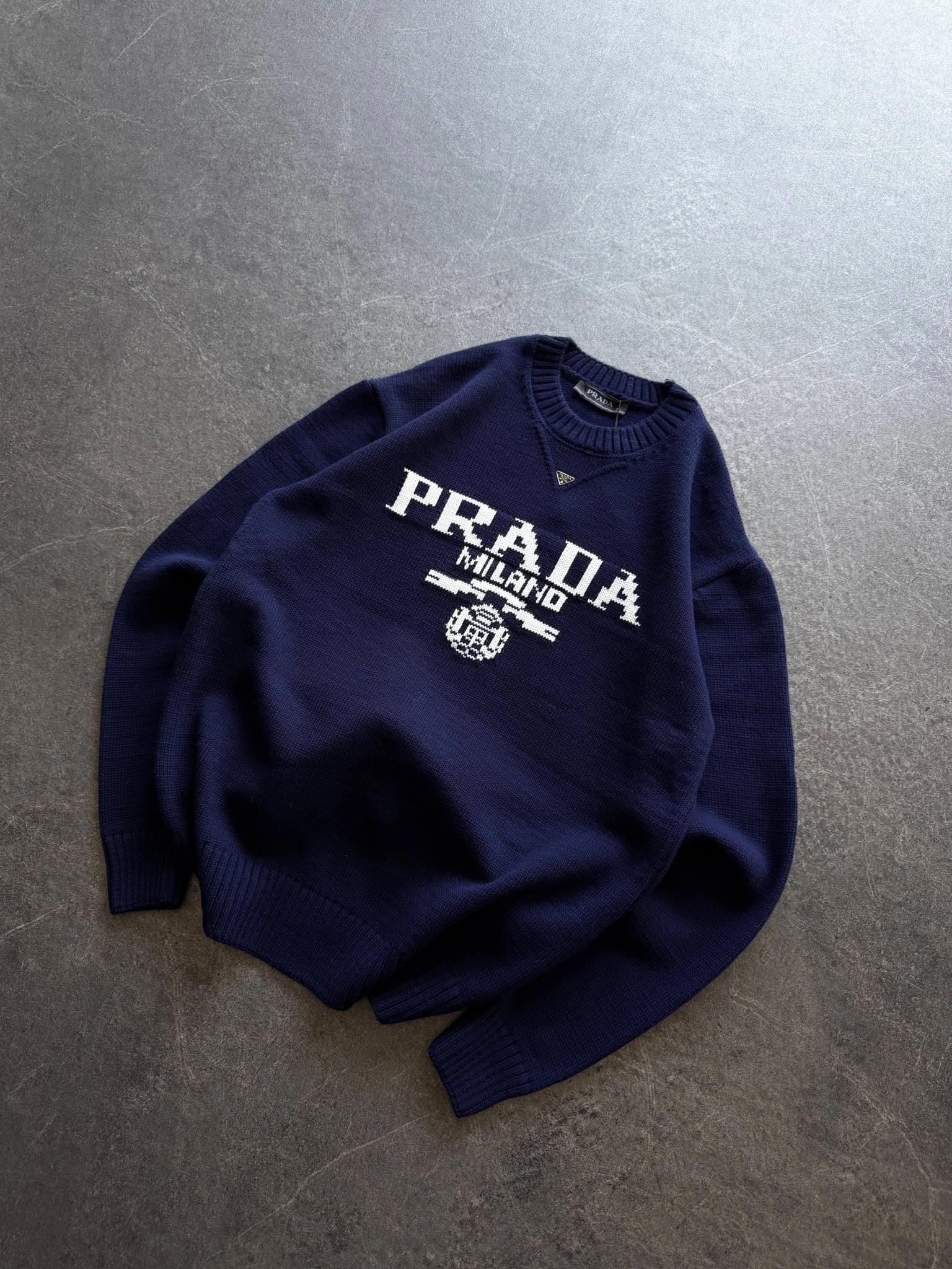 LACİVERT - PRADA MARKA - TRİKO