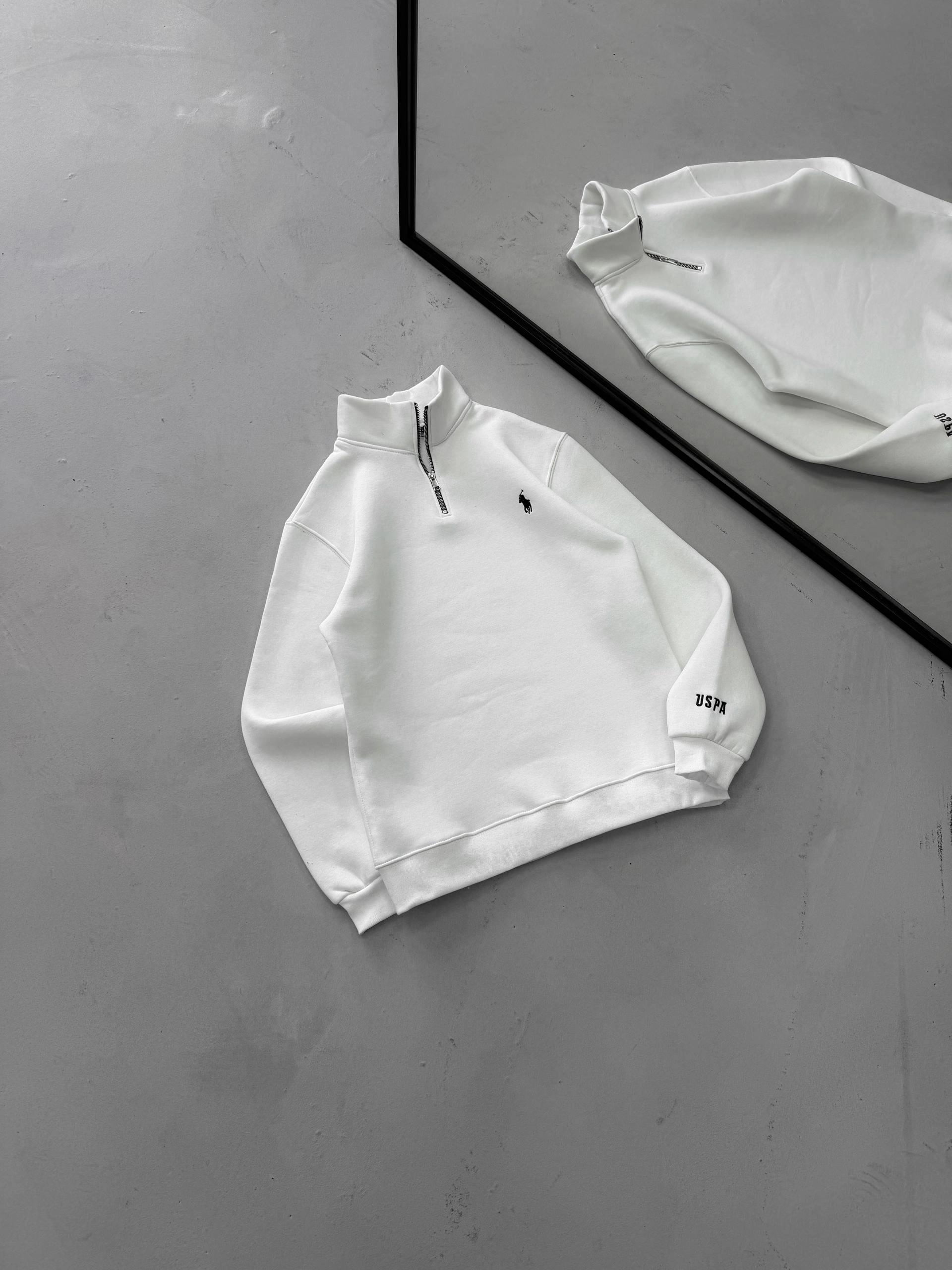 BEYAZ - POLO MARKA - SWEATSHIRT
