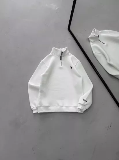 BEYAZ - POLO MARKA - SWEATSHIRT