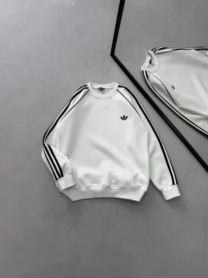 BEYAZ - ADİDAS MARKA - SWEATSHIRT