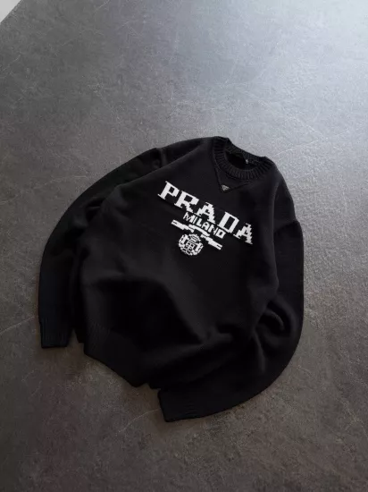SİYAH - PRADA MARKA - TRİKO