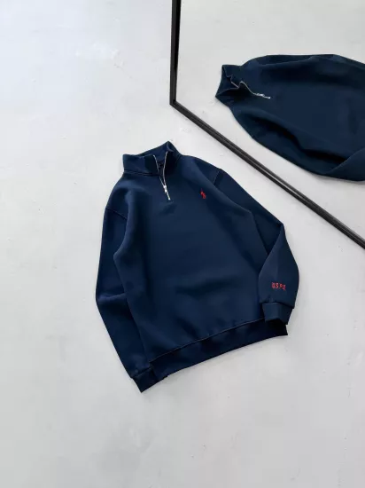 LACİVERT - POLO MARKA - SWEATSHIRT