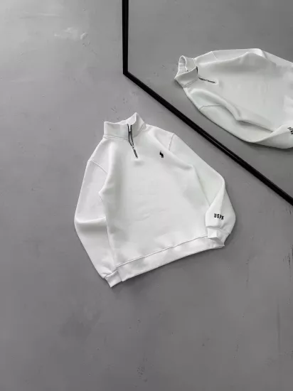 BEYAZ - POLO MARKA - SWEATSHIRT