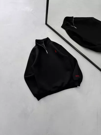 SİYAH - POLO MARKA - SWEATSHIRT