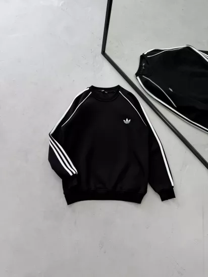 SİYAH - ADİDAS MARKA - SWEATSHIRT